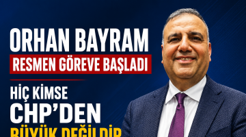 Orhan Bayram göreve başladı