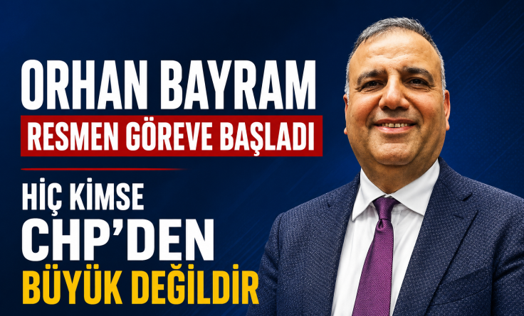 Orhan Bayram göreve başladı