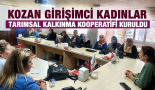 Kozan’da Kadın Emeğine Kooperatif Desteği