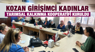 Kozan’da Kadın Emeğine Kooperatif Desteği