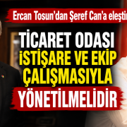 Tosun’dan Can’a eleştiri