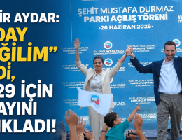 Kadir AYDAR’dan bomba açıklama