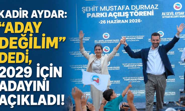 Kadir AYDAR’dan bomba açıklama