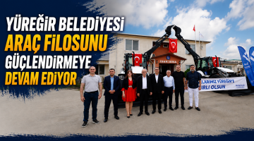YÜREĞİR’e yeni araçlar