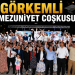 Öğrencilerin mezuniyet coşkusu