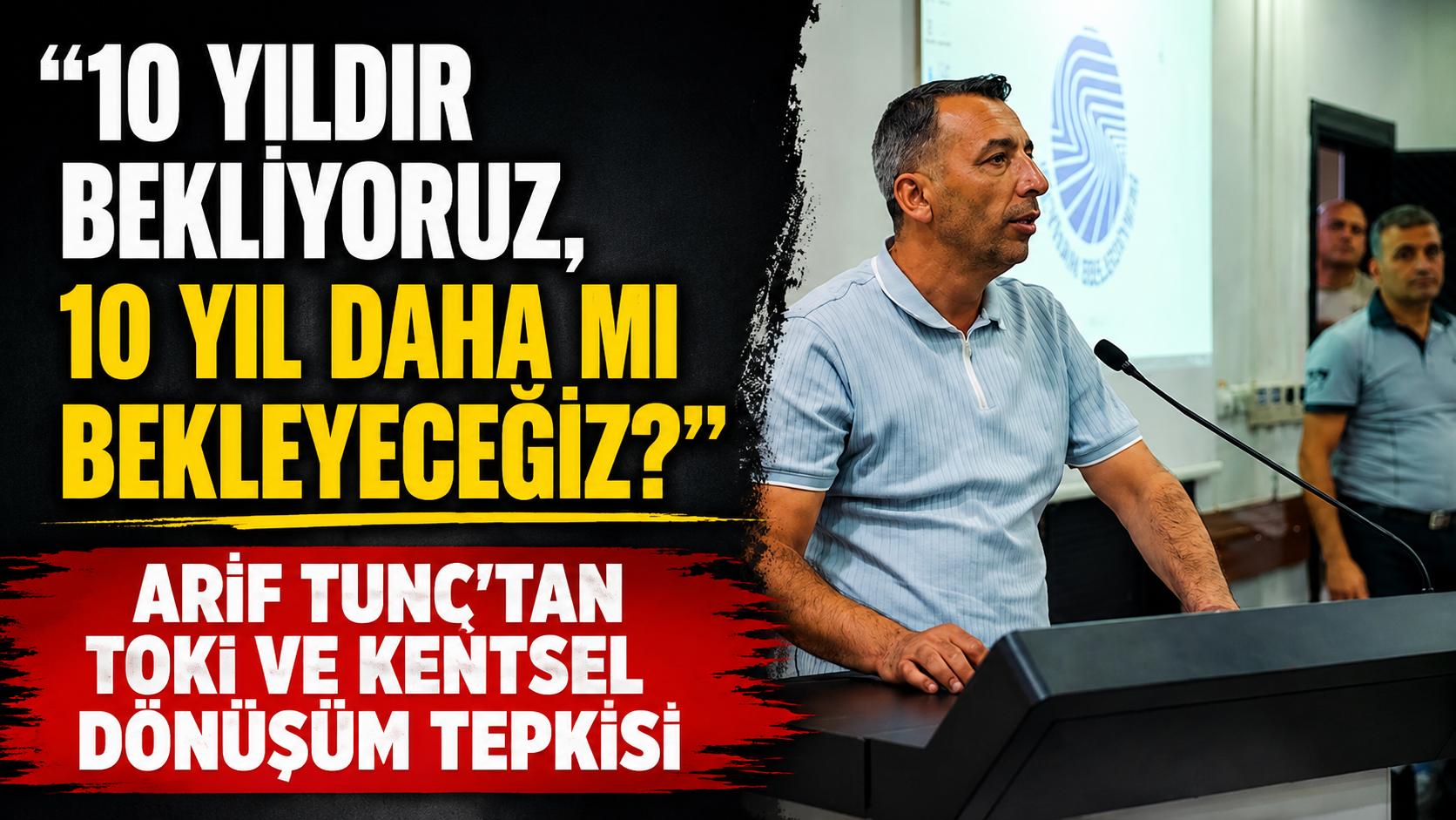 Seyhan meclisinde TOKİ çıkışı