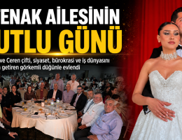 Ceren ve Cantürk çiftinin mutlu günü