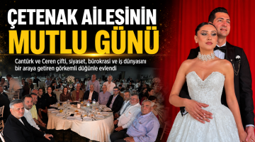 Ceren ve Cantürk çiftinin mutlu günü