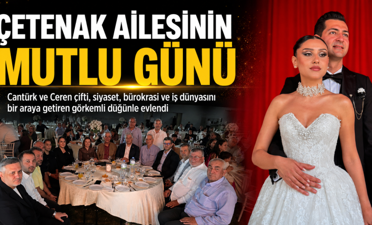 Ceren ve Cantürk çiftinin mutlu günü