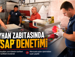 Zabıta kasapları denetledi