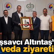 Başsavcıdan veda ziyareti