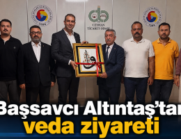 Başsavcıdan veda ziyareti