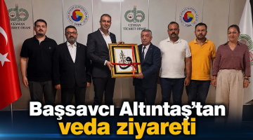 Başsavcıdan veda ziyareti