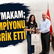 Kaymakam şampiyonu Ağırladı