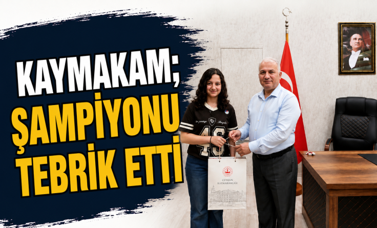 Kaymakam şampiyonu Ağırladı