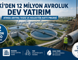 ASKİ’den 12 Milyon Avroluk Dev Yatırım