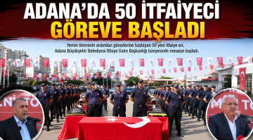 50 itfaiyeci göreve başladı