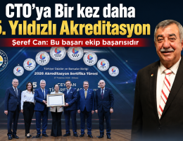CTO 5. Kez akreditasyon aldı