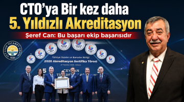 CTO 5. Kez akreditasyon aldı