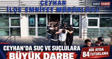 Ceyhan’da Suç ve Suçlulara Büyük Darbe Ceyhan’da Suç ve Suçlulara Büyük Darbe