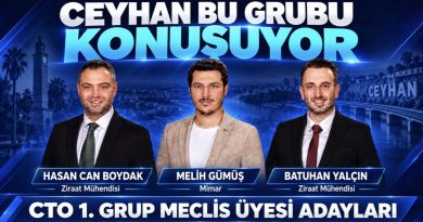 CEYHAN BU GRUBU KONUŞUYOR CEYHAN BU GRUBU KONUŞUYOR