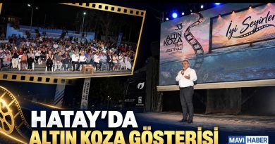 Hatay’da Altın Koza gösterisi Hatay’da Altın Koza gösterisi
