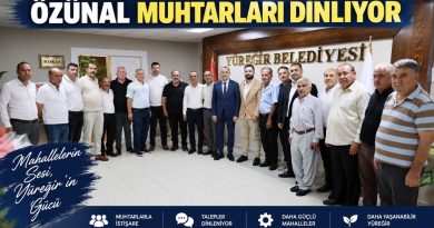 ÖZÜNAL, MUHTARLARI AĞIRLIYOR ÖZÜNAL, MUHTARLARI AĞIRLIYOR