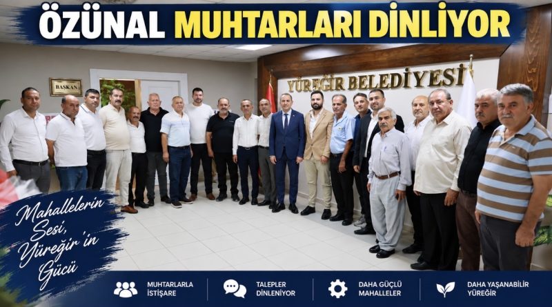 ÖZÜNAL, MUHTARLARI AĞIRLIYOR ÖZÜNAL, MUHTARLARI AĞIRLIYOR