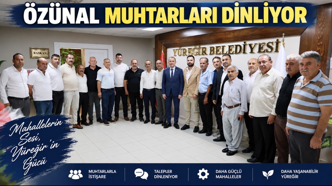 ÖZÜNAL, MUHTARLARI AĞIRLIYOR