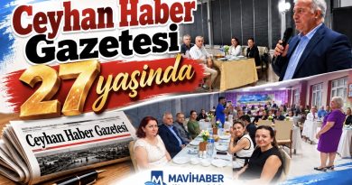 Ceyhan Gazetesi 27 yaşında Ceyhan Gazetesi 27 yaşında