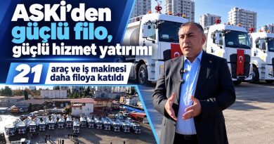 ASKİ araç filosunu güçlendiriyor ASKİ araç filosunu güçlendiriyor