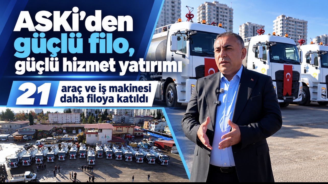 ASKİ araç filosunu güçlendiriyor