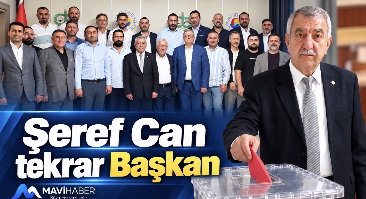 Şeref Can 4. Kez başkan seçildi